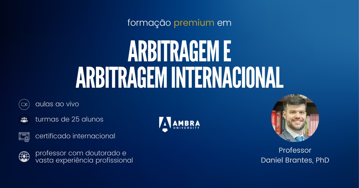 Forma O Em Arbitragem Ambra University